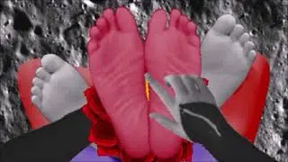 Ultrawoman Holly Traps and Tickles Ultraman Taiga in her Magic Flower