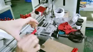semi automatic tubes silk screen printing machine single color ink printer with mark sensor orientat