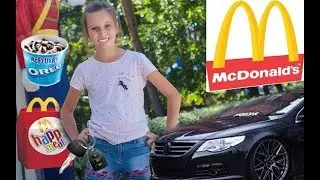 КАК ЭТО ВОЗМОЖНО? Ира Сама за РУЛЕМ едет за морженым в MacDonalds
