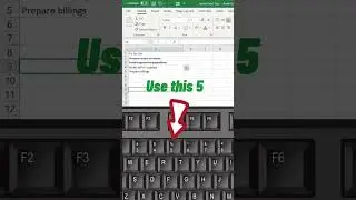 Applying Strike Through in Excel...Normal Method vs Shortcut Method