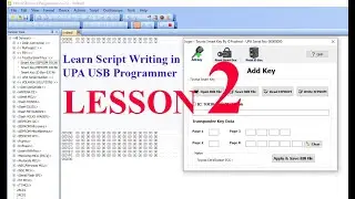 Script Writing in UPA USB programmers   Lesson 2