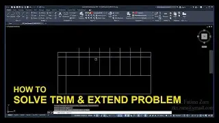 How to solve trim & extend problem in AutoCAD newest version.