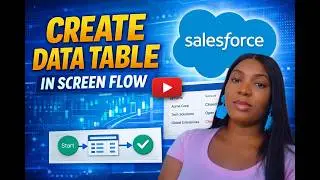 How to Create a Data Table in Screen Flow (Salesforce Step-by-Step) || Data table in a screen flow