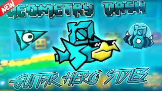 UPDATE! GUITAR HERO STYLES TEXTURE PACK-Partículas (Medium & High-PC-Android) | Geometry Dash [2.11]