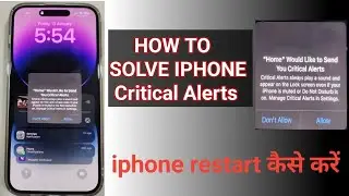 critical alerts always play a sound and appear on the lock screen @iPhone problem