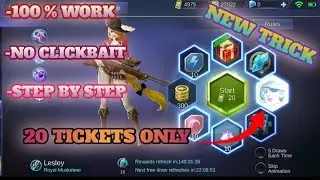 Lucky Spin Tricks 20 tickets only | Lesley - Royal Musketeer | MOBILE LEGENDS