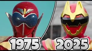 All Super Sentai Transformation And Roll Call 50th Anniversary Edition! (Akarenger - Gozyu Polar)