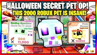 PET BATTLE SIMULATOR! THE NEW HWEEN SECRET PET IS OP! ALSO the 2,000$ ROBUX PET! TWITTER CODES!