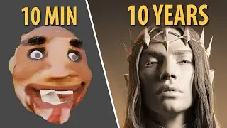 10 Minutes vs. 10 Years of Sculpting