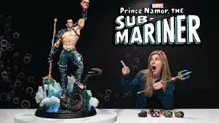 NAMOR IS AQUAMAN'S BROTHER? My Wife Doesn't Like My New Custom SUBMARINER Statue!