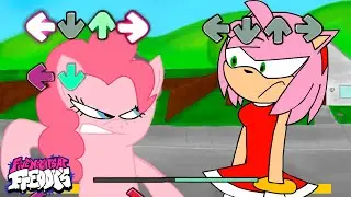 AMY VS PINKIE PIE In Friday Night Funkin' be like | (FNF Mod) Cartoon Animation
