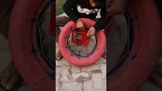 Waste tyre craft 