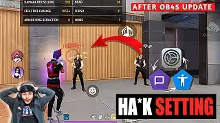 After Update Talkback No Recoil Setting | free fire headshot setting