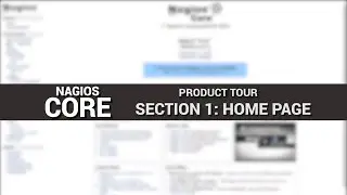 Navigating the Nagios Core interface and home page (Tour Part 1)