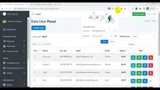 Tutorial Tambah, Edit, Hapus dan Read data User Login POS SERVIS Seniman Koding