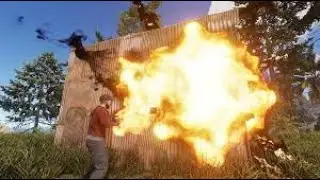 RUST - ANOTHER COUPLE OF RAIDS I CANT AIM INCENDIARY'S!