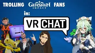 Voice Actor Trolls Genshin Fans in VR Chat