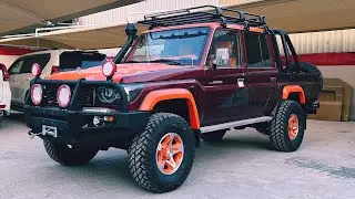 Toyota Land Cruiser Fj79 most beautiful Transforming |  Fully Equipment |  اغرب زينة تويوتا شاص
