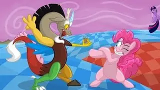 Мой маленький пони на русскоми Пинки пай убегает от Дискорда / MLP Pinkie Pie runs away from Discord