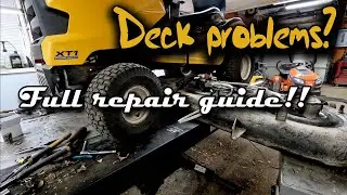 Fix a Cub Cadet XT1 Riding Mower With Deck Belt Issues Full Troubeshooting, Install & Repair Guide