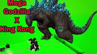 Mega Godzilla X King kong fight 2024 | 12 nos King kong battle simulation