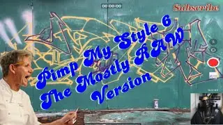 Painting Graffiti letters, full process (rust paints aizer style)