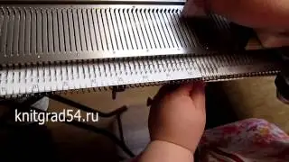 Silver Reed SK-160 машина 4 класса вязание шнурка.
