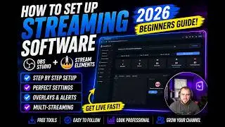 How To Set Up OBS & StreamElements in 2026 🔥 Complete Beginner Streaming Guide
