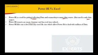 Power Bi Vs Excel