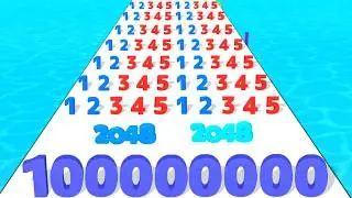 NUMBER MASTER - Number Run And Merge New Satisfying Game (Level Up Numbers) Math Game