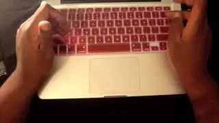 RED MacBook Keyboard Skin Cover