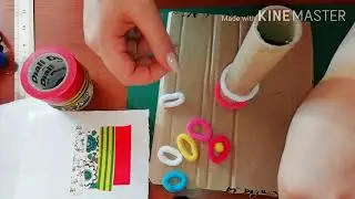 Развивашка для детей за 5 минут. Пирамидка для малышей своими руками.