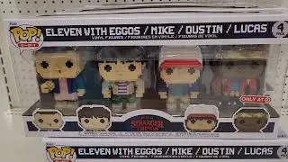 Pixelated Stanger Things charecters