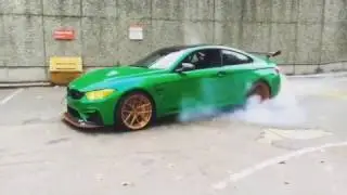 BMW M4 GTS Burnout