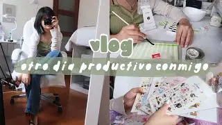 vlog: otro día productivo conmigo | organización, haul papelería, bullet journal | sofiapricot