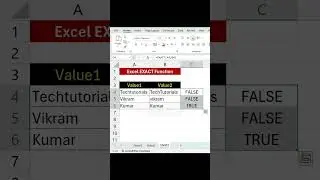 ✅Master the Excel EXACT Function ✅ How to compare text strings in Excel? 