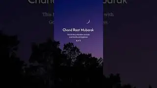 Chand Raat Mubarak Status | #what'sappstatus #shorts #viral #chandraat