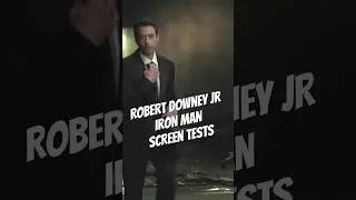 Robert Downey Jr. Iron Man Screen Tests #ironman #marvel #robertdowneyjr #mcu