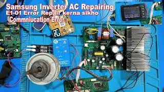 samsung inverter AC E1 01 Comniucation error kese repair kere