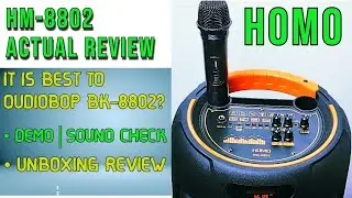 HOMO HM-8802 Double 8-inch Portable Speaker: Soundcheck Review