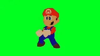 Mario dancing green screen