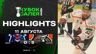 😎Шатаут Алексея Снытко | Брест – Шахтер – 0:5 | 11.08.2024 | Кубок Салея | Обзор матча