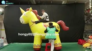 2026 new giant inflatable horse ride