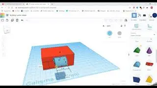 Tinkercad Dersleri - 2. Ders-Tinkercad'de cismin içini boşaltma, hizalama, delik açma