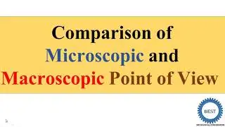 Comparison of Microscopic And Macroscopic Point of View