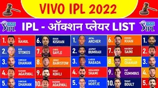 IPL 2022 Auction Players List - IPL 2022 All Team Released Players ( RCB, CSK, MI, DC, PBKS, KKR, )