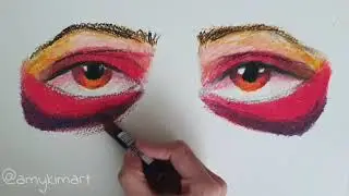 Oil pastel painting - 