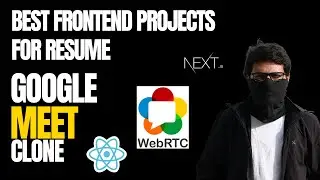 Google Meet Clone Using NextJS | Best Frontend Projects For Resume 🔥