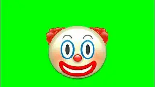 Clown emoji image 🤡 Hd green screen free download - free copyright