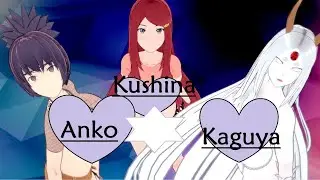 Hot and Thicc Ninja Girls from Naruto - Anko, Kaguya and Kushina (Topless Models)